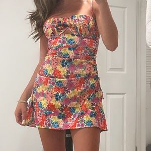 Floral mini dress